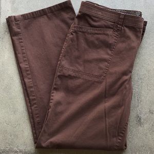 Gloria Vanderbilt Mona Comfort Waist Brown Pants
